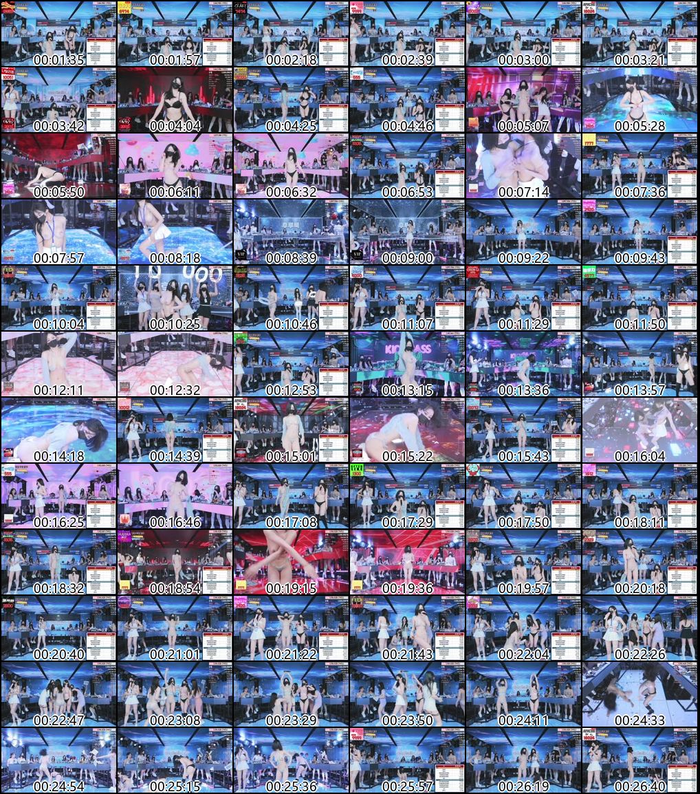 韩国主播多人激情脱衣热舞全记录