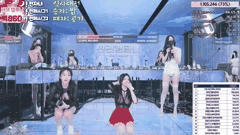 韩国女团PK热舞秀_黑丝长腿引爆舞台