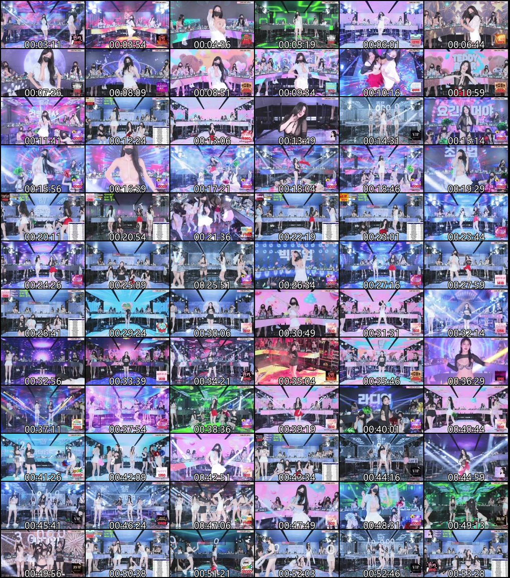 韩国女团PK热舞秀_黑丝长腿引爆舞台