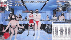 韩国女团PK脱衣热舞合集_黑丝长腿主播激情表演