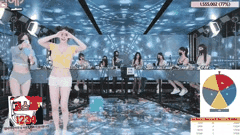 韩国女团PK热舞秀_黑丝长腿引爆舞台_18