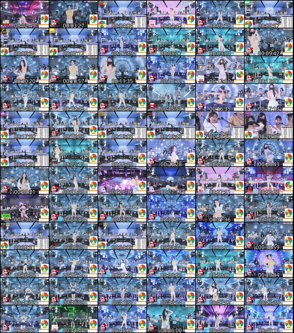 韩国女团PK热舞秀_黑丝长腿引爆舞台_18