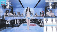 韩国女团PK热舞秀_黑丝长腿引爆舞台_7