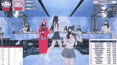 韩国女团PK热舞_黑丝长腿的脱衣秀