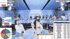 韩国女团PK热舞秀_黑丝长腿引爆全场_2