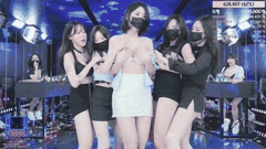 韩国热门综艺女团PK黑丝长腿脱衣热舞精彩合集_4