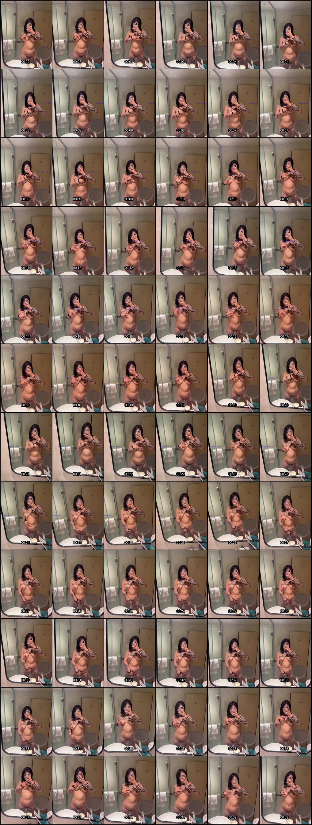 B级泄密曝光！全身纹身潮女的狂野激情_6