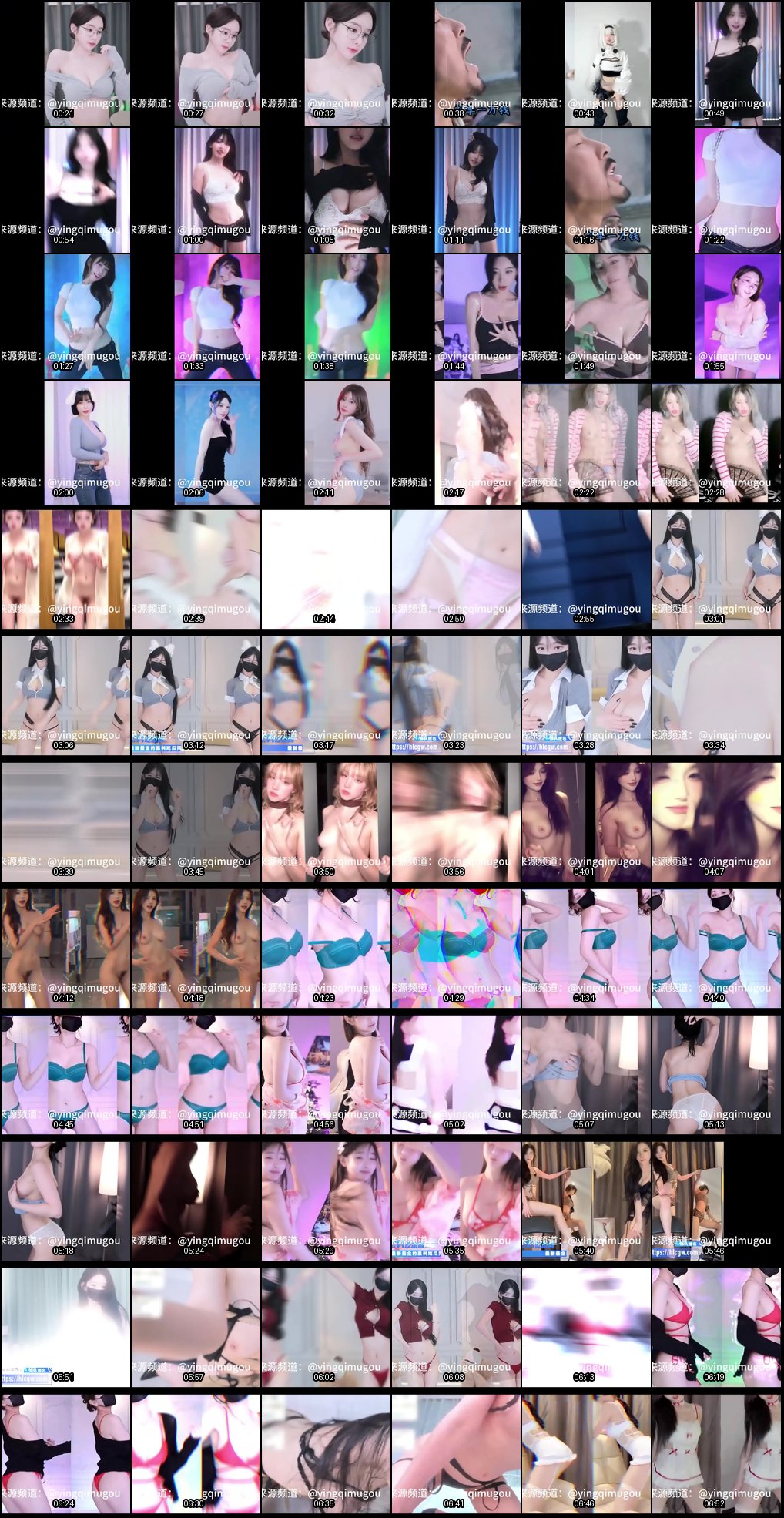 抖音极品女神李梨涡后背摇裸舞视频合集：小睡神骚浪超火表演