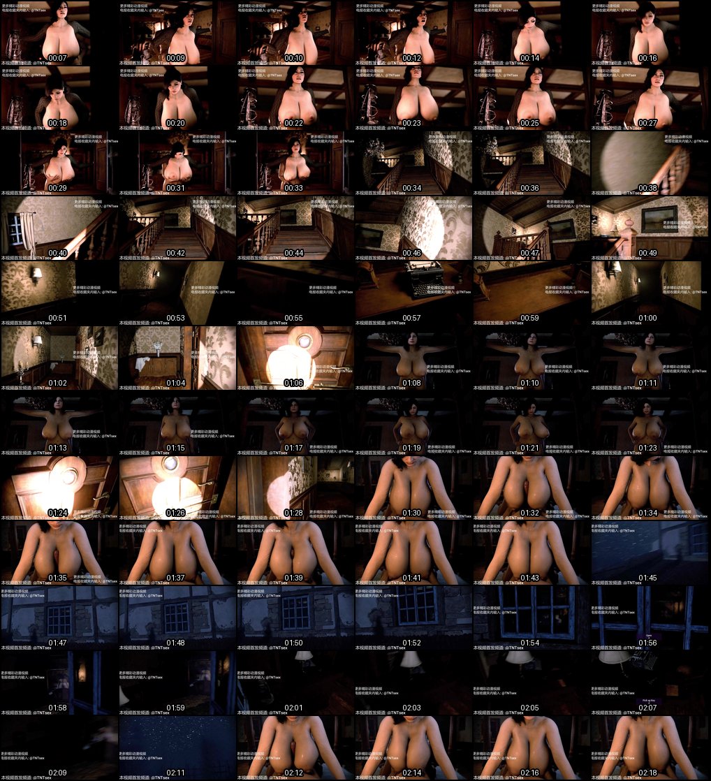 3D同人动漫：欧美巨乳熟女白虎骚穴爆操内射狂欢