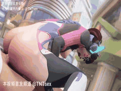 守望先锋D.Va饥渴难耐！3D同人无码动漫激情对决
