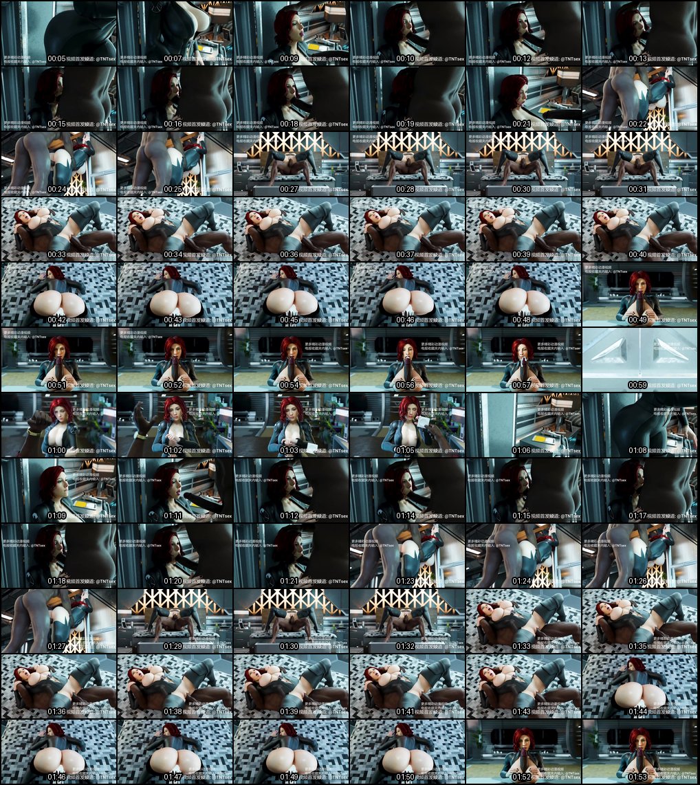 3D同人动漫：欧美巨乳少妇口交乳交各种姿势狂野玩法