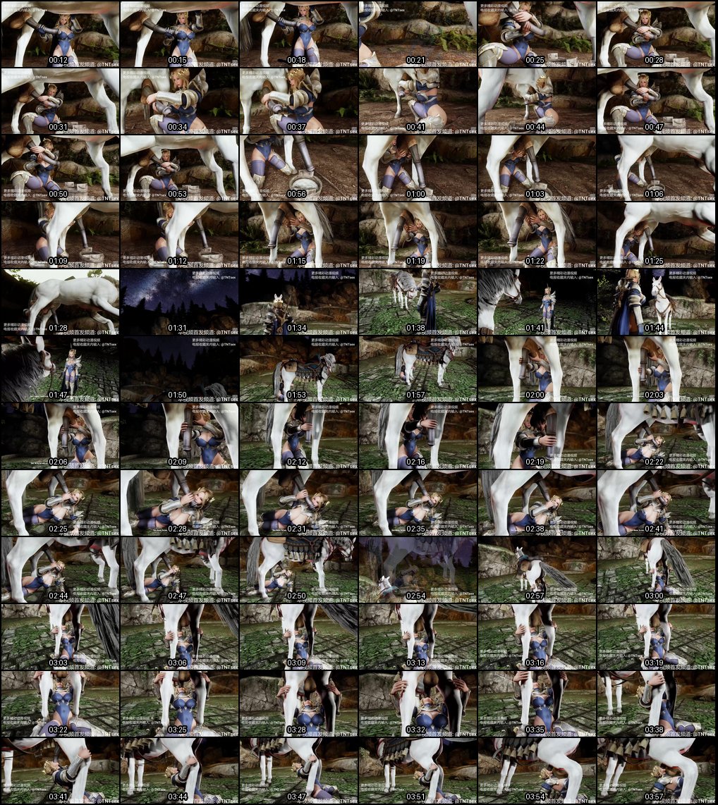 3D巨乳萝莉兽交狂欢：玩弄马屌内射口交爆浆高潮