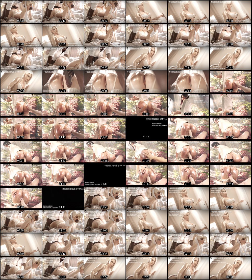 3D国漫同人：巨乳少女白丝吊带内射肥美鲍鱼诱惑