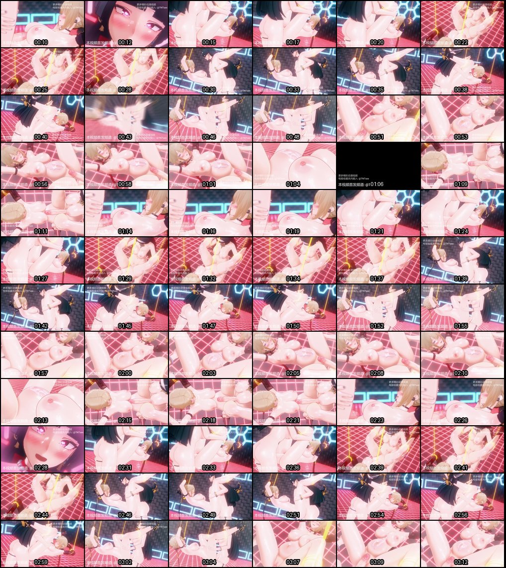 巨乳伪娘骚浪捆绑调教内射高潮！3D国漫同人无码大作