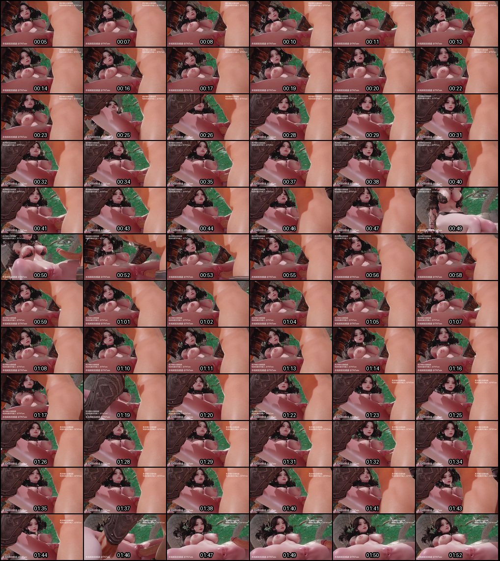 3D国漫同人：白虎巨乳少女插入瞬间销魂娇喘，淫水拉丝诱惑