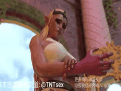 3D同人动漫：巨乳熟女少妇被伪娘大屌调教，驴屌般粗壮的狂野激情