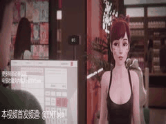 3D国漫：白虎反差少女买肛塞公厕露出自慰狂插菊花