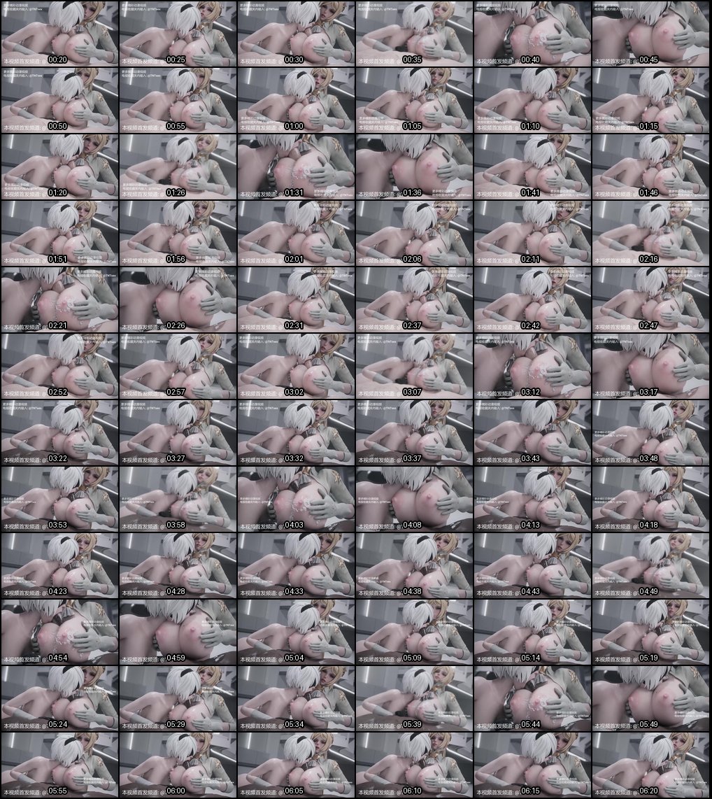 粉色巨乳夹击肉棒 小嘴狂舔龟头 双飞极致快感