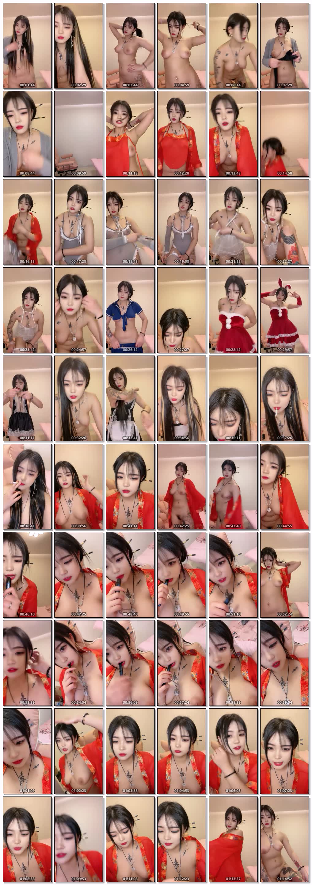 渣女小可爱全程露脸激情，性感的纹身挺立的大奶子，各种情趣装扮诱惑风骚撩人
