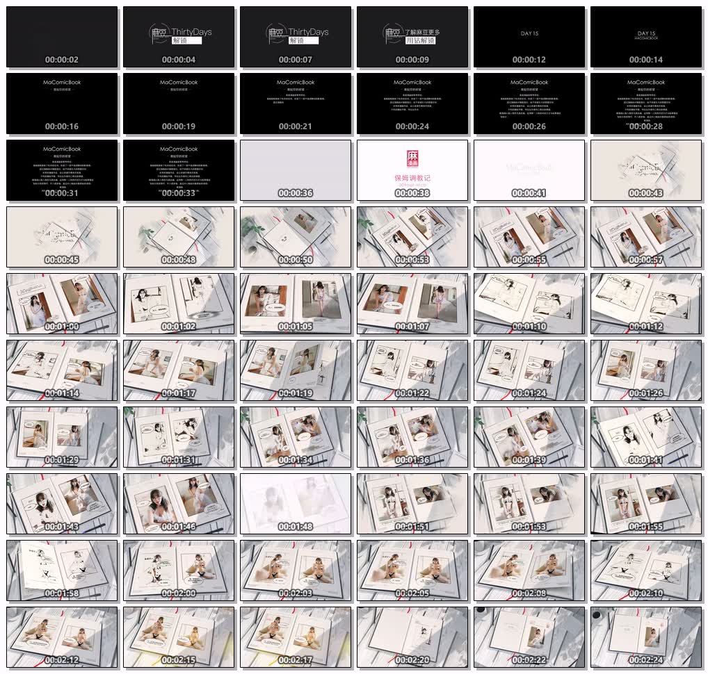 麻豆三十天特别企划Day15—保姆调教记—真人写真漫画