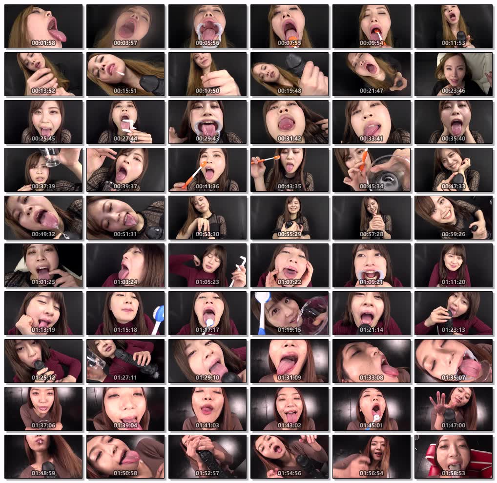 EVIS-501唾液滴る肉厚舌で挑発する淫乱美女