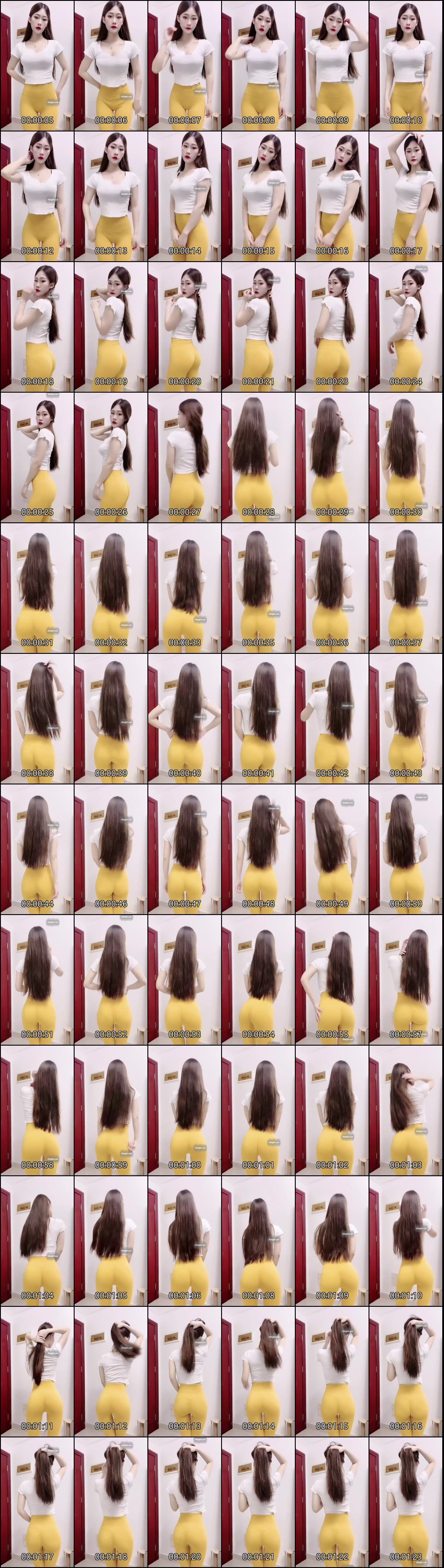 快手 CT少女 瑜伽裤 新增 合集6瑜伽裤内衣，摇臀抖奶加特林2