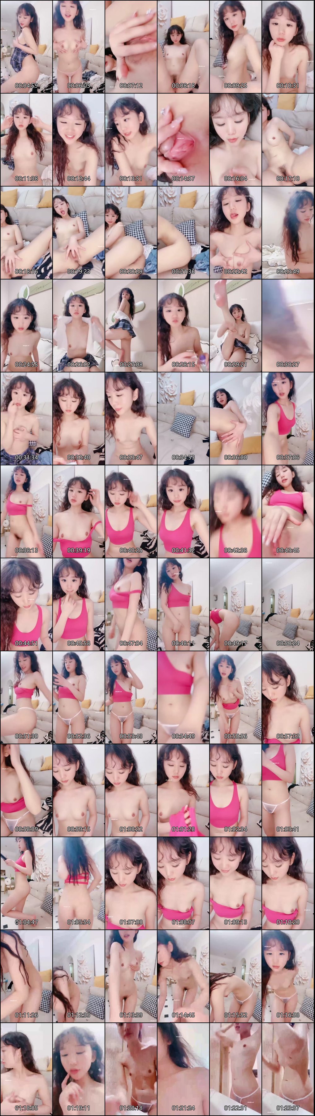 主播 小卷毛超级嫩萝莉学妹，小波浪超可爱，电臀骚舞，掰逼揉穴自慰