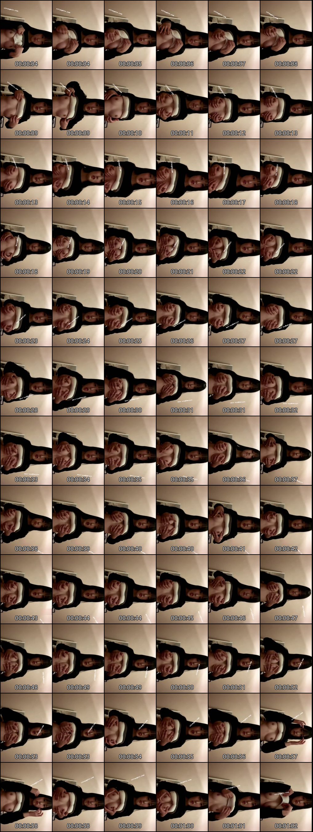 抖音 西西 萌妹西西 私人定制童颜夹子，揉胸自慰3