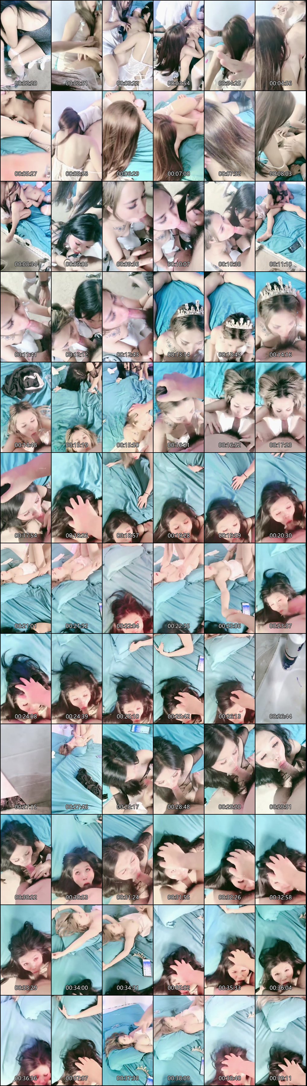 小妲己 主播 狂乱女团 3P 双飞 新增多人混战，深喉口爆翻白眼，操的飞起7