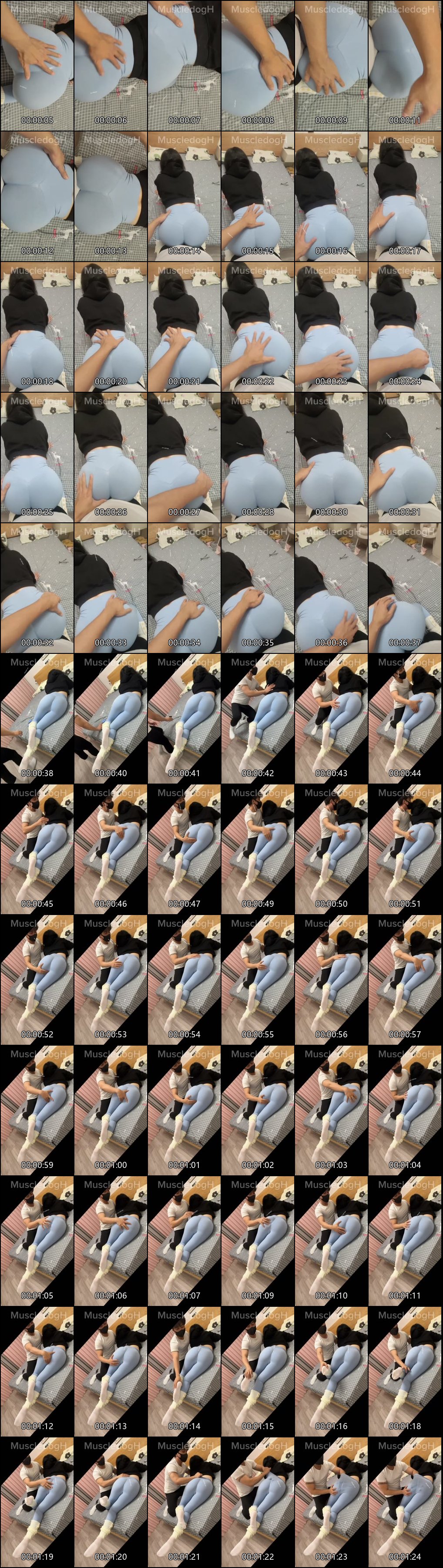 一条肌肉狗 最新，操巨臀母狗、瑜伽裤1