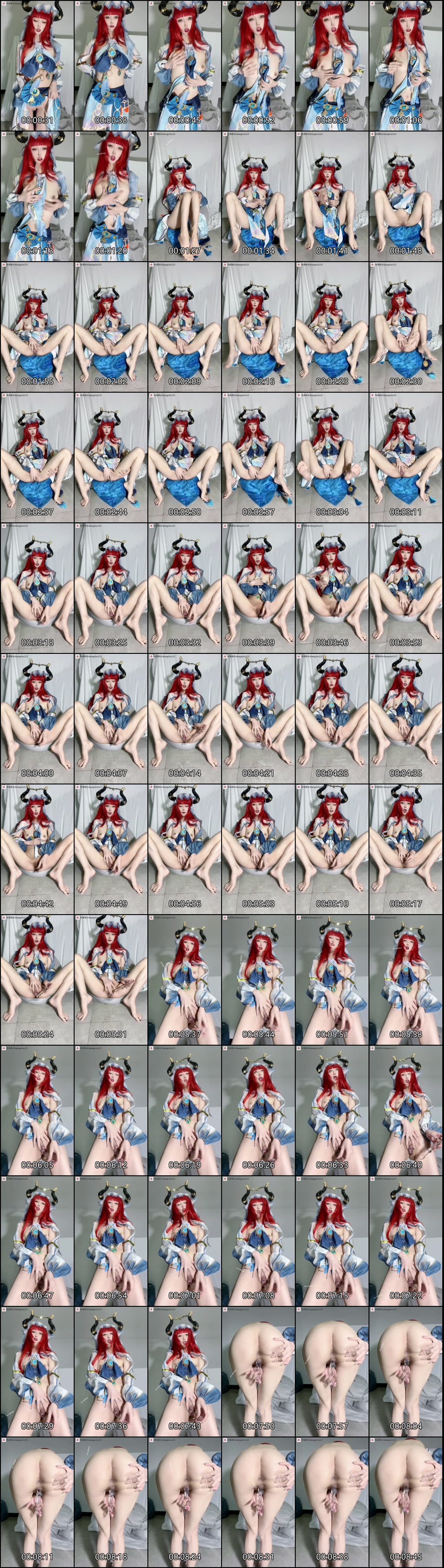 推特 福利姬 小鹿丢了 阿黑颜 新增可爱福利姬，阿黑颜掰穴自慰2