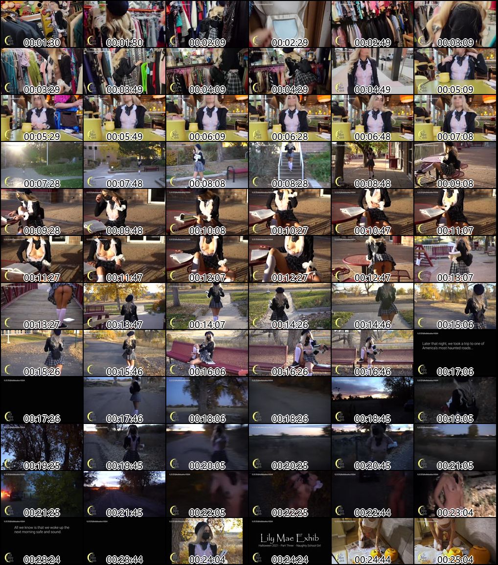 P站Lily Mae精彩露出合集_满足露出爱好者多场合体验_1