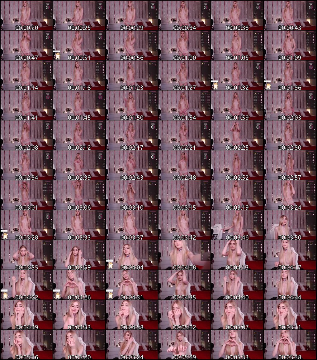 欧美颜值主播VonnaLein极品身材精彩合集_1