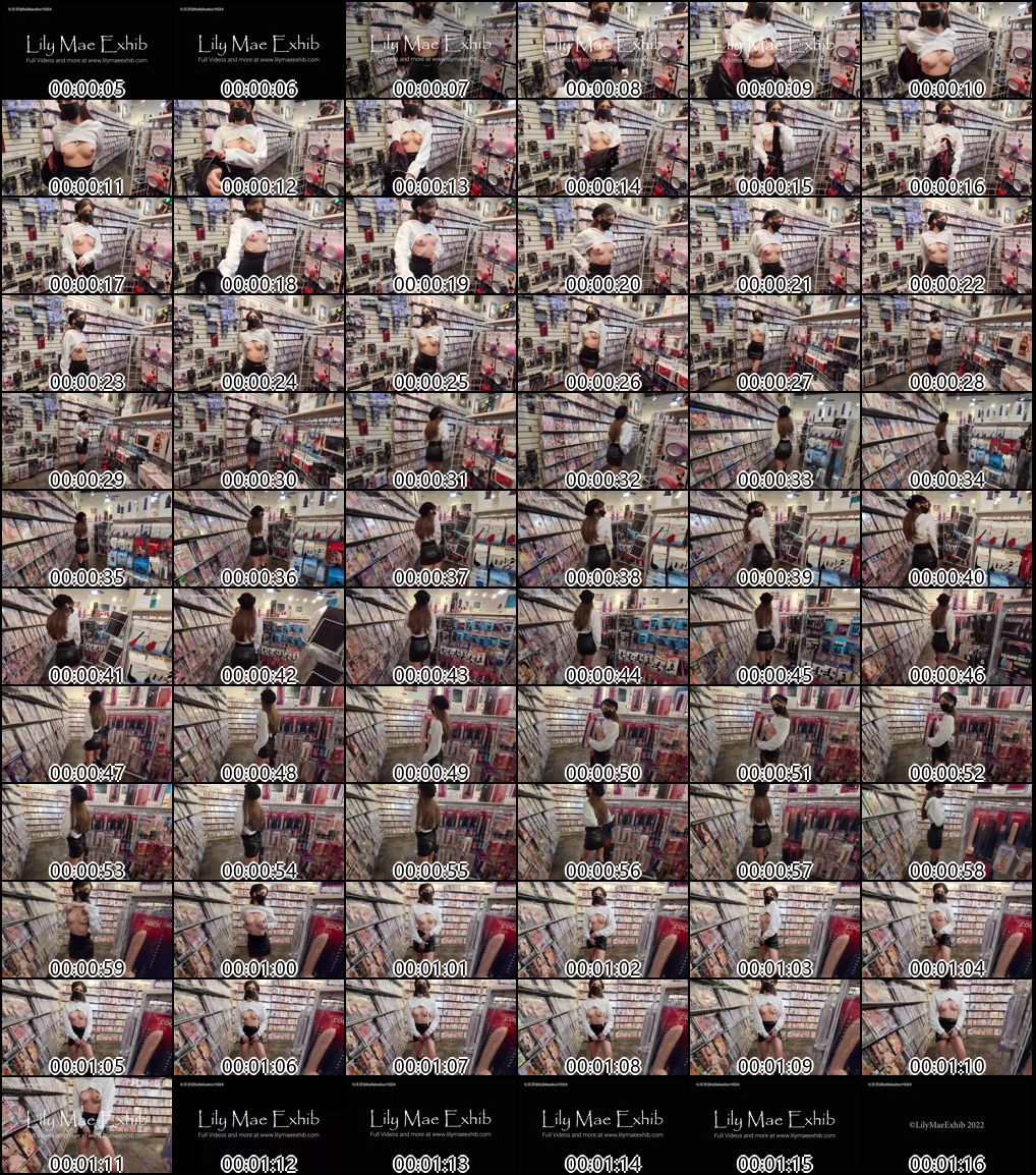 LilyMaeExhib多场合露出爱好者精彩合集_2