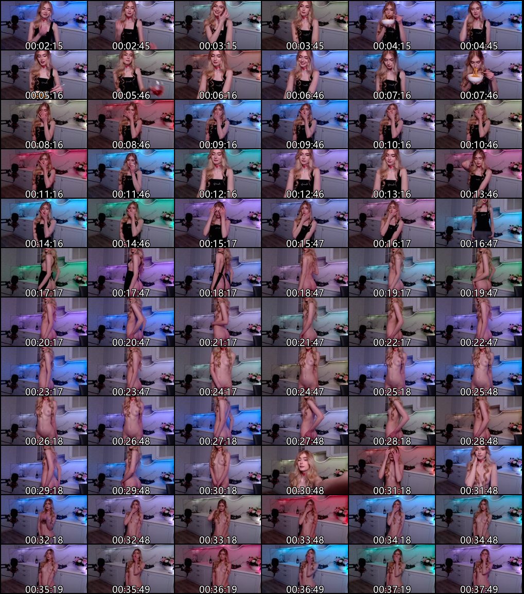 英国高颜值主播VonnaLein极品身材精彩合集