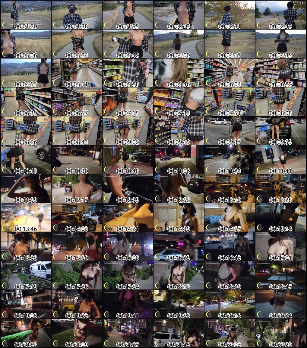 Lily Mae露出爱好者精选合集_多场合大胆展示