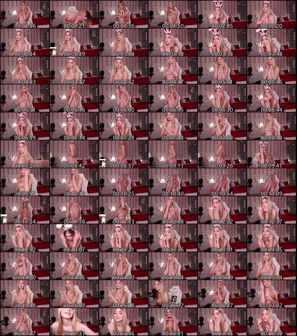 欧美高颜值主播VonnaLein英国学生极品身材合集