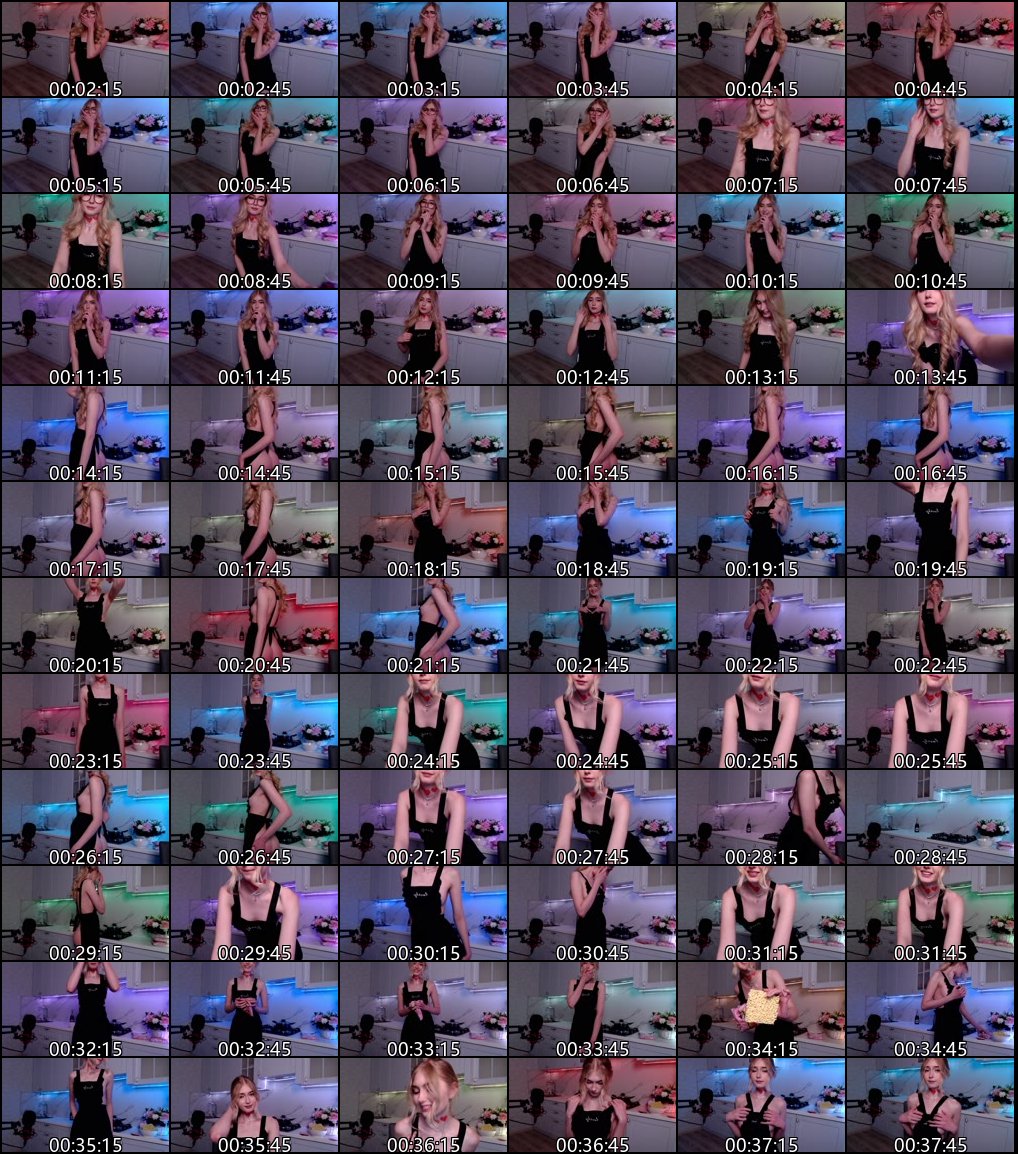 欧美高颜值主播VonnaLein精彩合集_极品身材尽显魅力_1