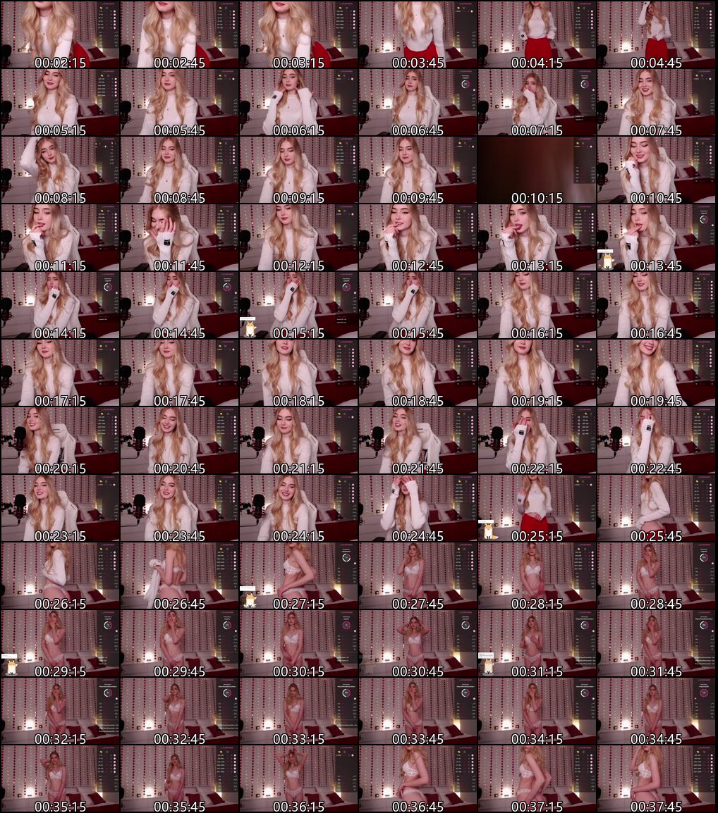 欧美高颜值主播VonnaLein精彩合集_极品身材尽显魅力