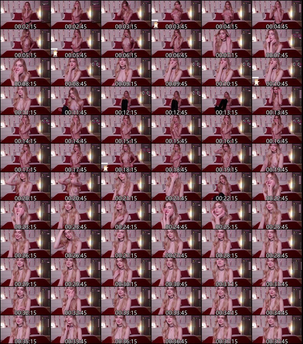 英国高颜值主播VonnaLein极品身材精彩合集_1