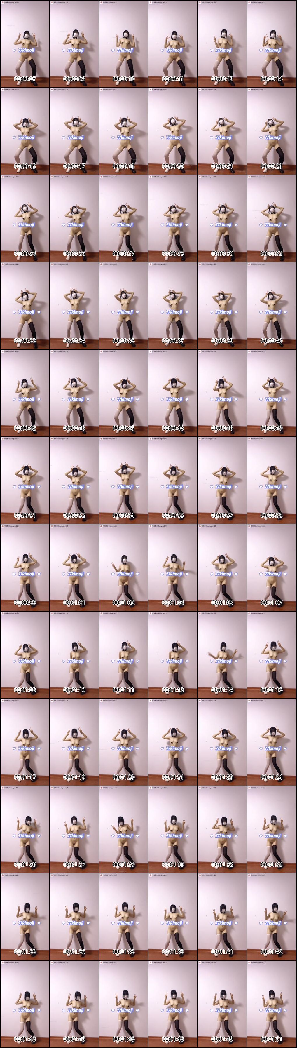 推特热门柒柒私人定制裸舞与道具挑战精彩合集