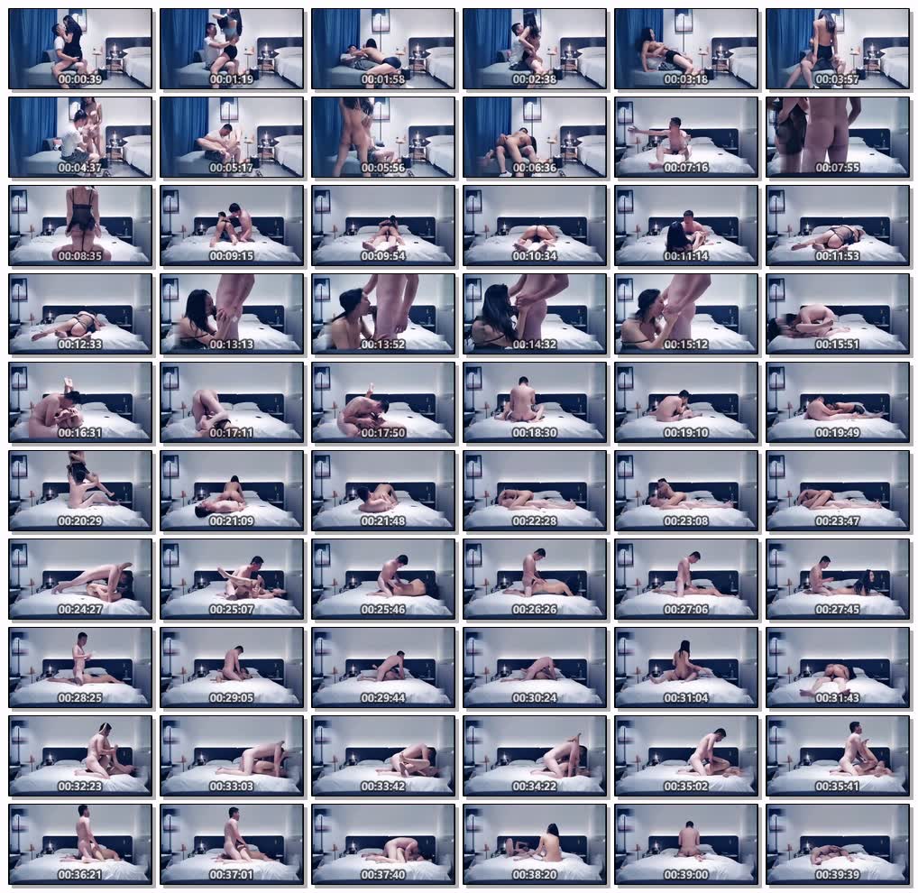 魔鬼身材大胸美女与大屌男床站，太过激烈都要被干哭了