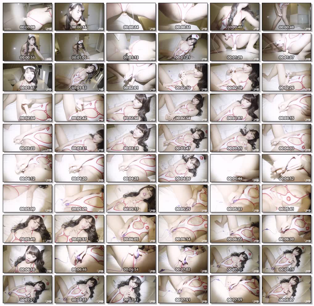 情趣护士装假鸡巴自慰