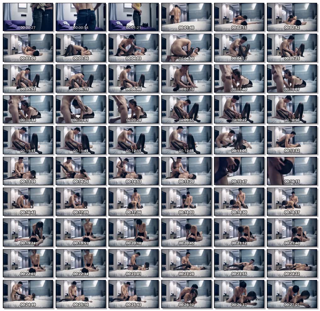 约了个性感长腿妹子，扒开黑丝袜暴力抽插